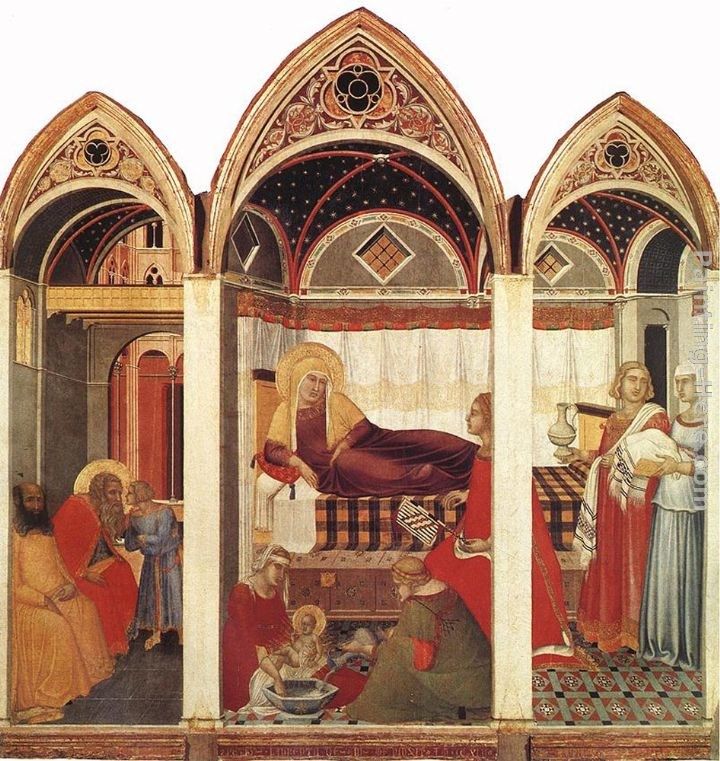 Pietro Lorenzetti The Birth of Mary